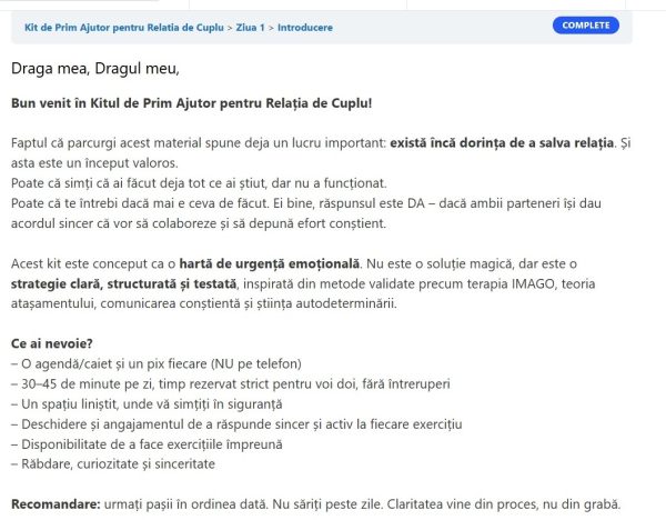 Kit de Prim Ajutor pentru Relația Ta de Cuplu - imagine 2