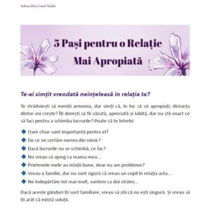 5 Pași pentru Relații Mai Apropiate Ghid GRATUIT